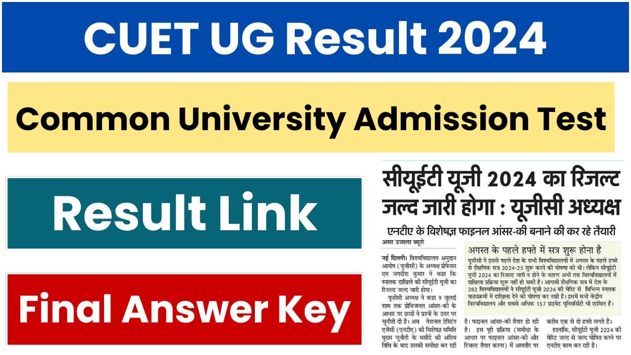CUET UG Result 2024