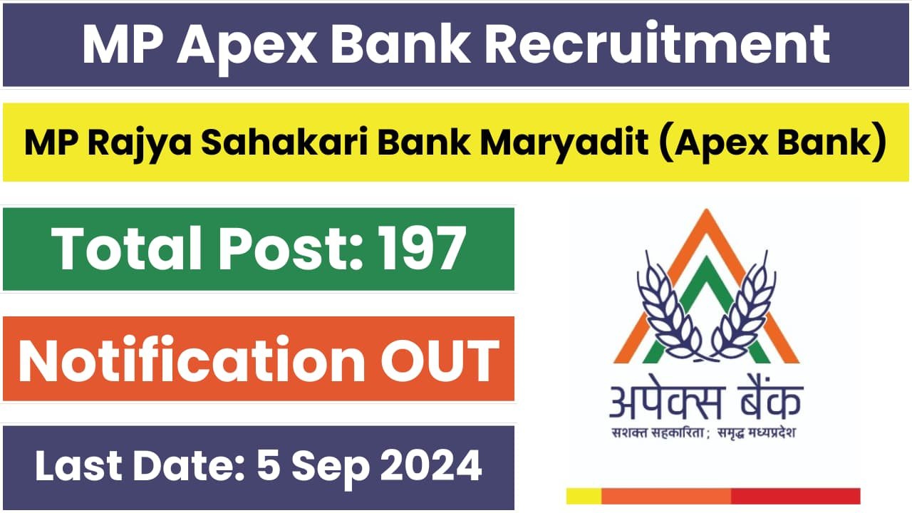 MP Apex Bank Recruitment