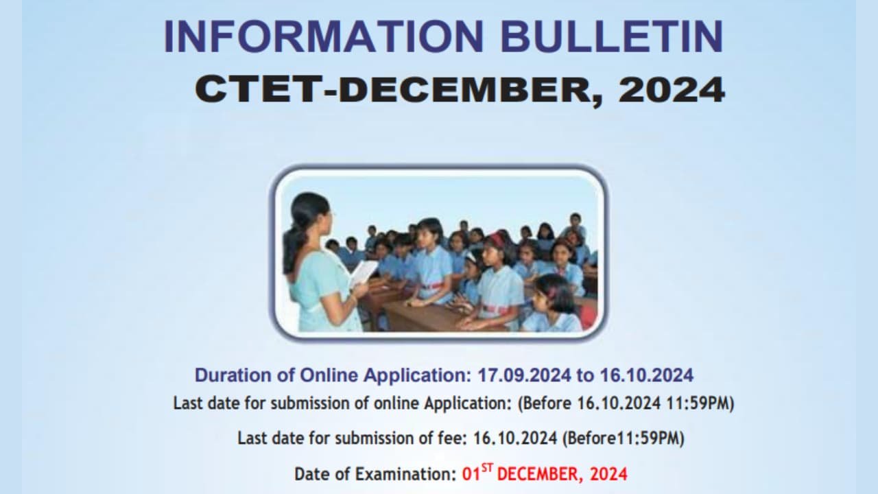 CTET December 2024 Notification