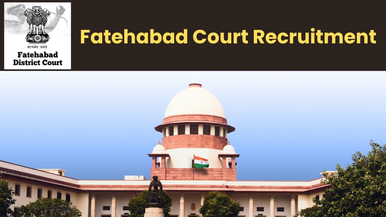 Fatehabad Court Recruitment
